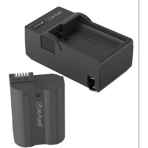 Digipower - EN-EL15 Digital Camera Battery & Charger kit, Replacement for Nikon